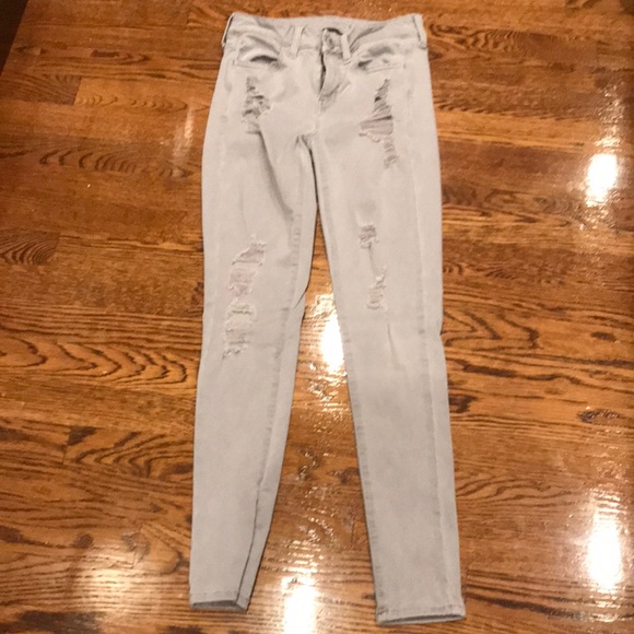American Eagle grey next level stretch jeans 02 - Picture 2 of 7